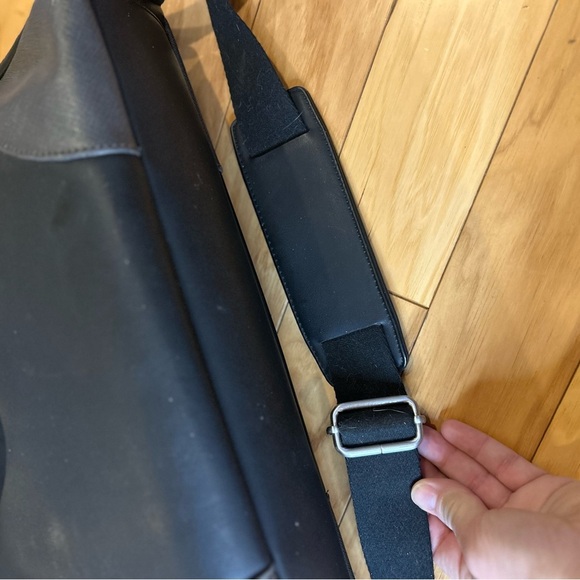 Ted Baker Men's Matcher Faux Leather Black Briefcase Document Bag - Picture 16 of 17